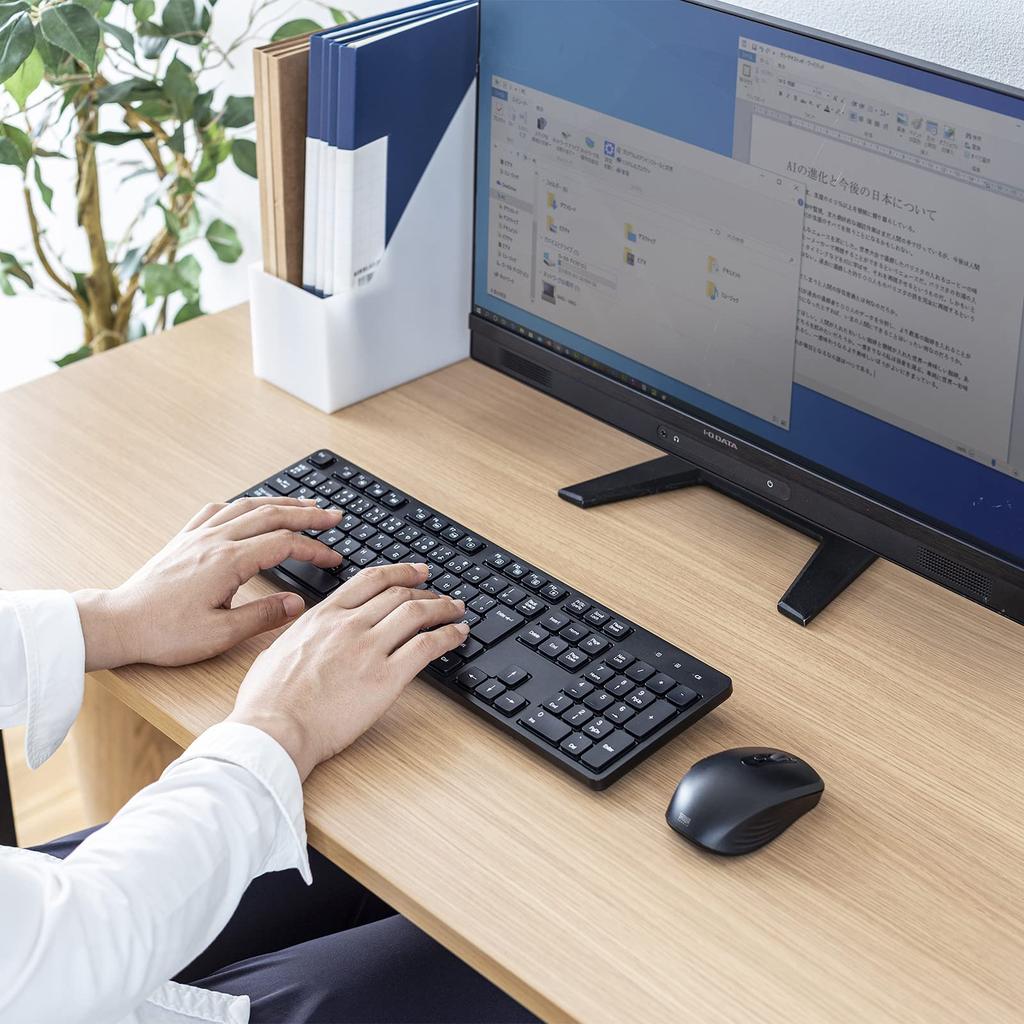 Sanwa поставляет беспроводную тихую клавиатуру и мышь с цифрами черного цвета (с клавиатурой) СКБ-WL37SETBK