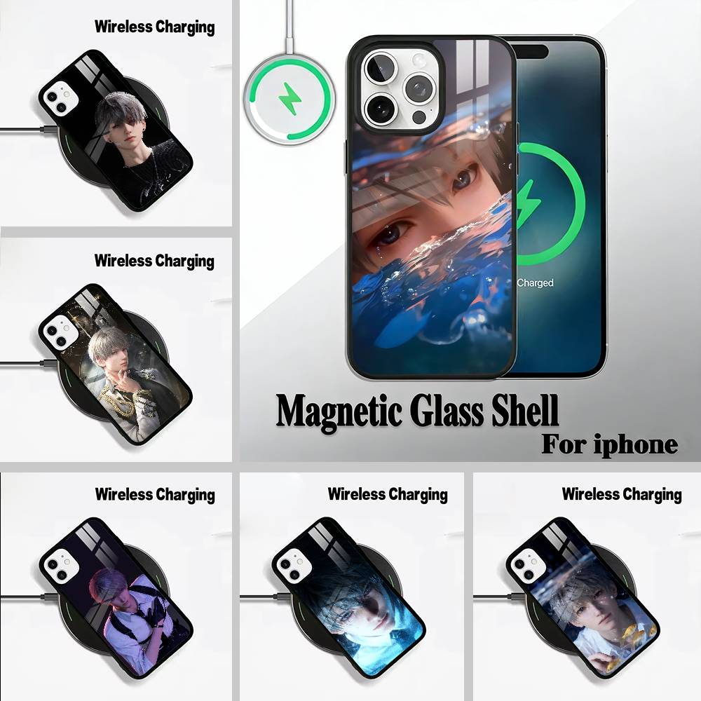 Love- and- Deepspace&Xavier Wireless charging phone case compatible with iPhone 17/16/15/14/13/12/11