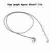20pcs Chain Clasp Included Necklace String Rope DIY Necklace Rope  For Jewelry Making