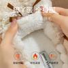 Bow slippers women's new autumn and winter wear fashion thick bottom warm velvet thickened cotton mop