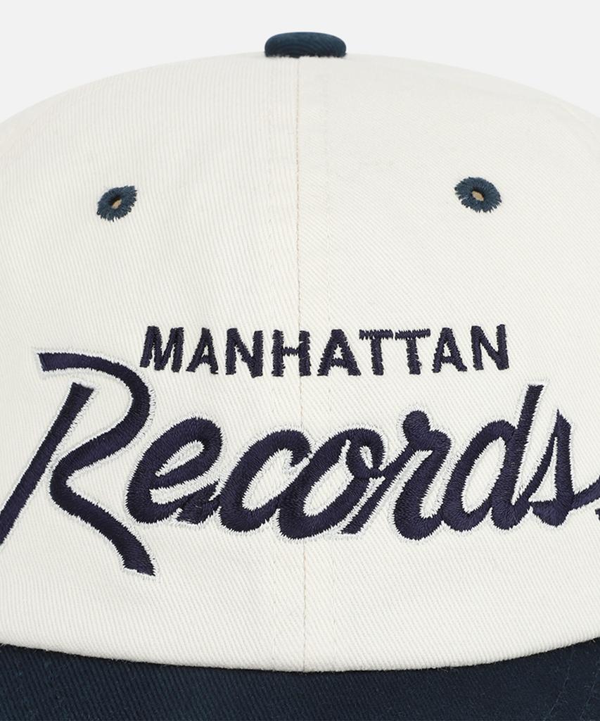 Кепка Maenhatanlekojeu Mr Records с логотипом-надписью - Цвет слоновой кости