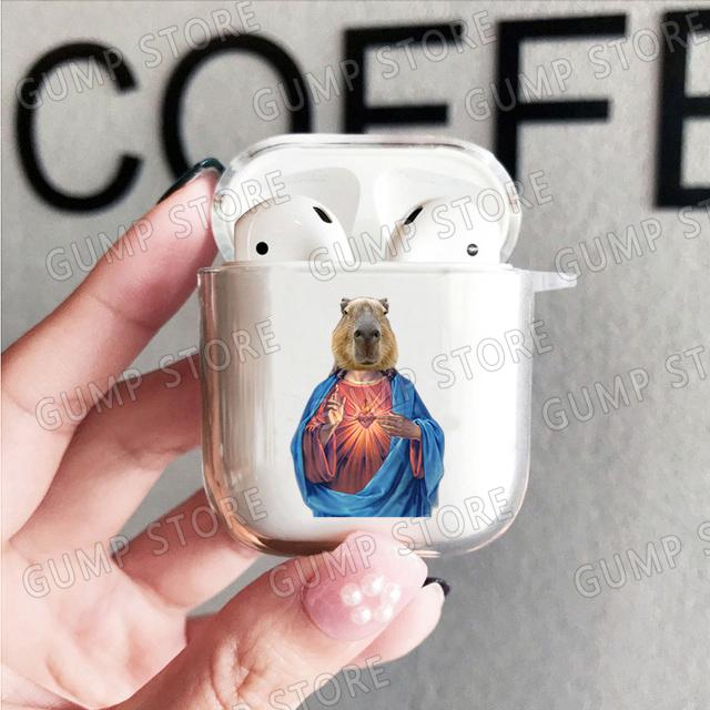 Креативный чехол Capybara для Apple Airpod Pro2 Airpods 1 2 3 Pro, чехол для беспроводных наушников Air Pods 3rd Gen Box, мультяшная Капа