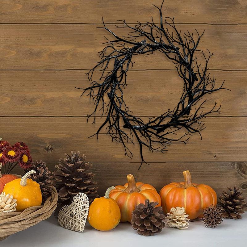 Хэллоуин Венок Гирлянда Украшение для вечеринки Настенное подвесное Композиция Реквизит Имитация Летучая мышь Уникальные 3 стиля