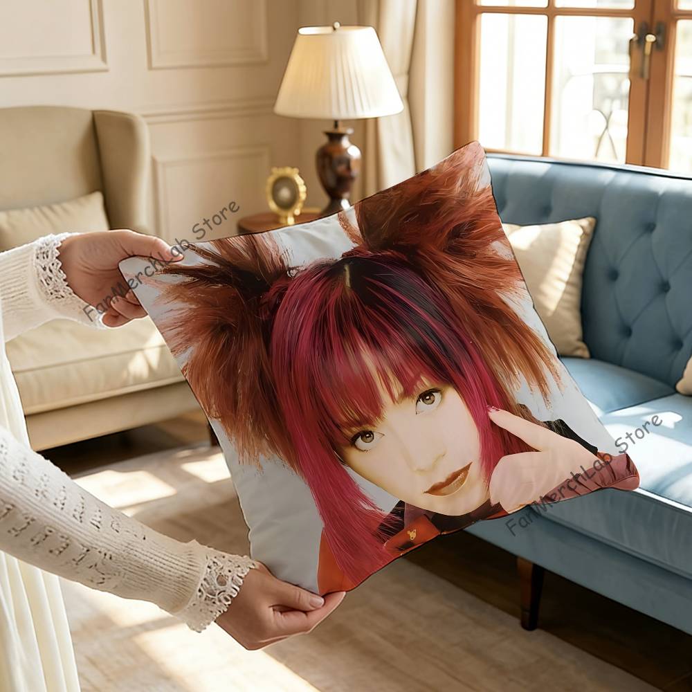 MMalice MMizerS Rock Band Anime Pillow Case Antidustmite Pillowcase Invisible zipper silky short plush Sofa cushion cover