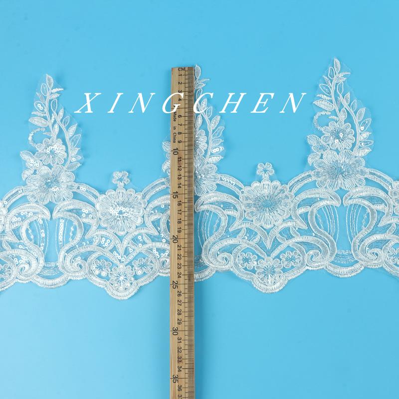 Car Bone Lace Sequins Bridal Accessories Wedding Dress Veil Wristwatch Princess Socks Lace Lace Accessories Factory