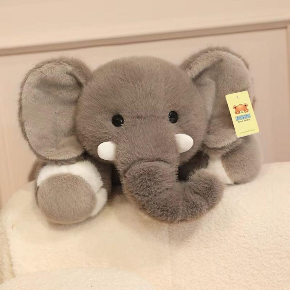 Stuffed Animals Elephant Plush Doll Back Cushion Elephant Doll Stuffed Elephant Toy Baby Infants
