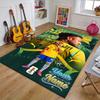 Brazilian football player Design Area Rug Personalized Name- Non-Slip, Soft & Cozy Floor Mat for Living Room, Office - Indoor/Outdoor Carpet