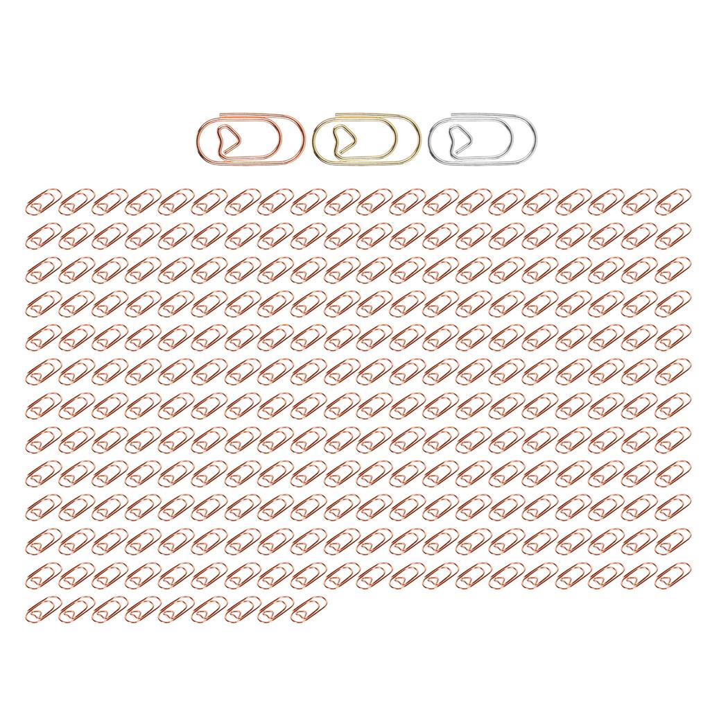 250 шт. необычные скрепки в форме сердца, маленькие, покрытые пластиком, проволочные, широко используемые, милые скрепки для дома