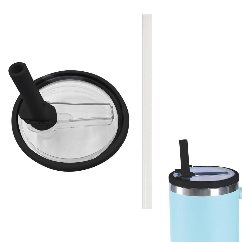 1 шт. 40 унций стакан откидная крышка соломинка сменная подходит для Quencher, крышки стакана с защитой от проливания, многоразовый чехол для стакана