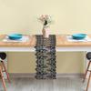 Black Lace Table Runner - 14x118 Inch Black Lace Tablecloth Elegant Vintage Table Runner for Gothic Boho Wedding Decor, Romantic Party Anniversary
