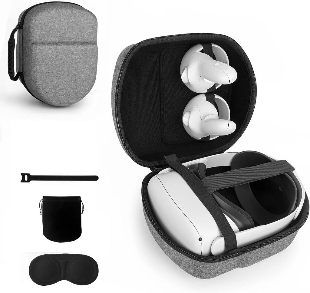 Сумка для хранения очков виртуальной реальности Quest 2, сумка-тоут, защитный бокс для гарнитуры Meta Quest3, чехол для хранения Quest 2/Meta Quest3