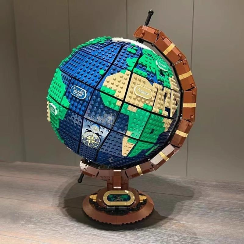 Совместимо с LEGO 21332 глобус серия IDEAS творческий строительный блок модель сборки ornaments