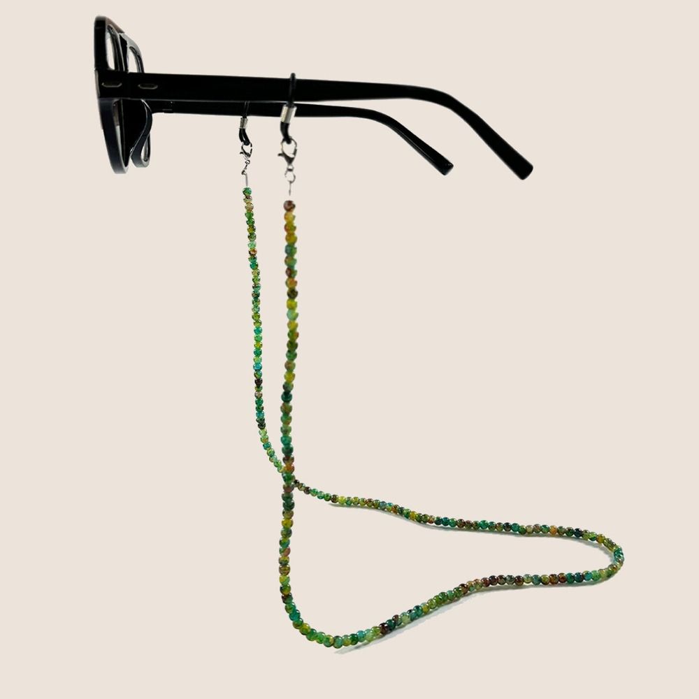 Handmade Beads Glasses Chain Colored Glass Beaded Eyeglasses Chain Glasses Hanging Rope Travel