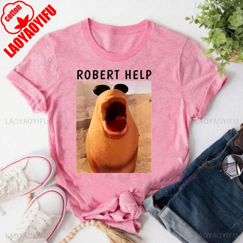 Marcus The Worm Funny Meme TShirt Women Tops Funny Cartoon Pattern Tops Kawaii Clothes Yk Accessories Sweatshirt Tees