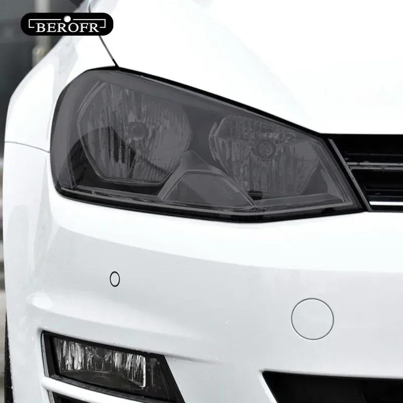 Для Volkswagen VW Golf 7 MK7 2012- Автомобильные фары Тонировка Черная Защитная пленка Задние фонари Прозрачная TPU Наклейка Аксессуары