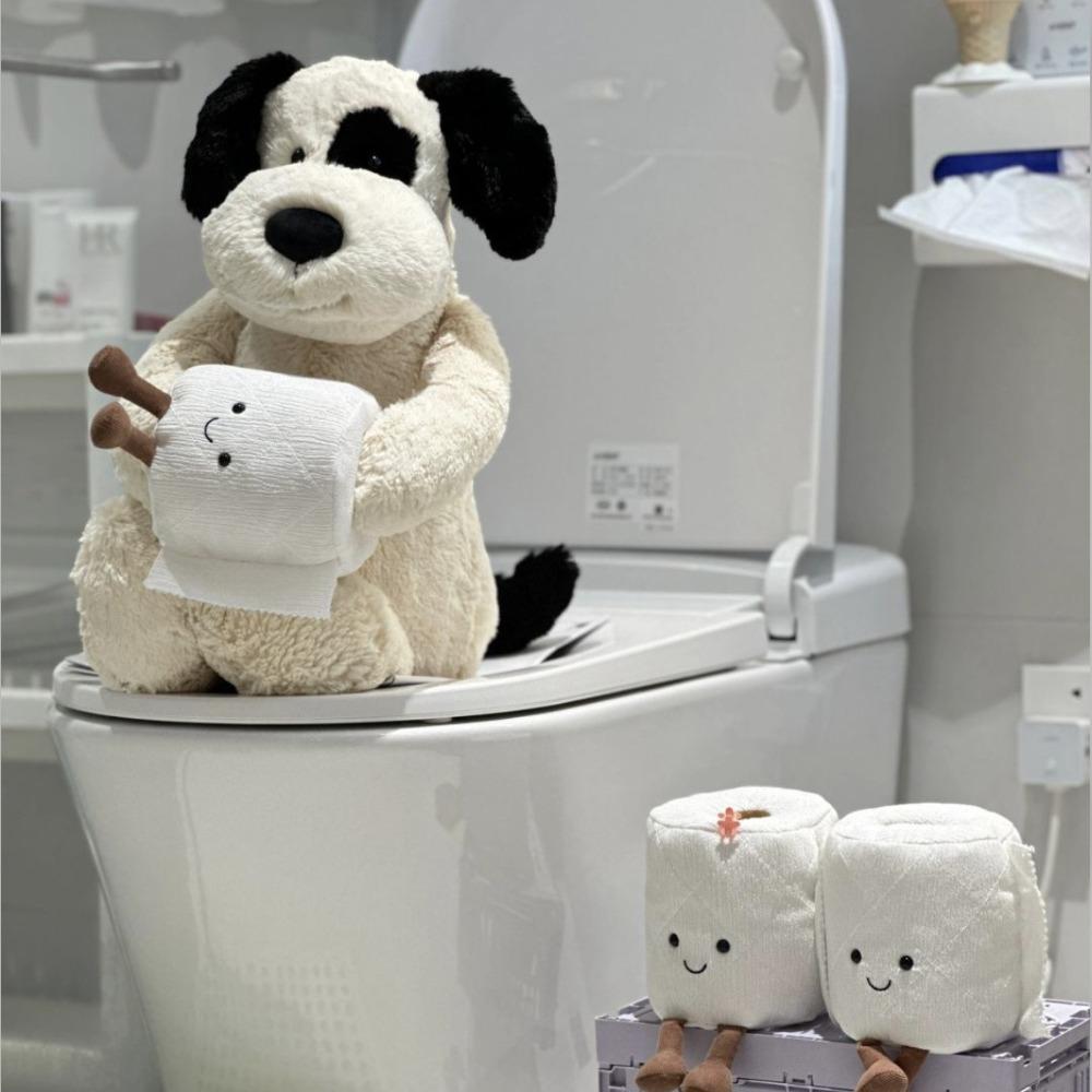 15cm Toilet Paper Plush Doll Cartoon Plush Roll Paper Doll Durable Plush Stuffed Toy