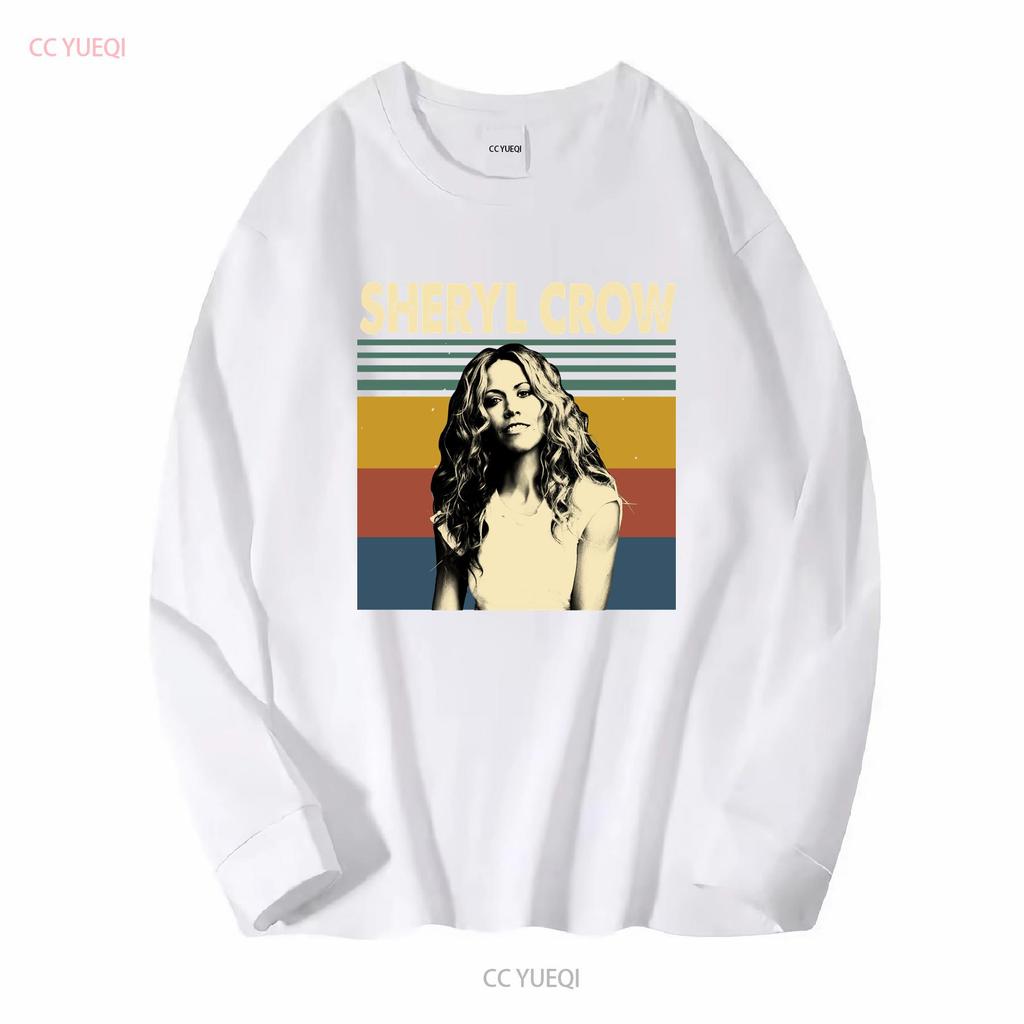 Sheryl Crow American Musician Vintage Retro T Shirt vintage Washed Stretched Casual Comfortable Slightly Soft fashion graphic