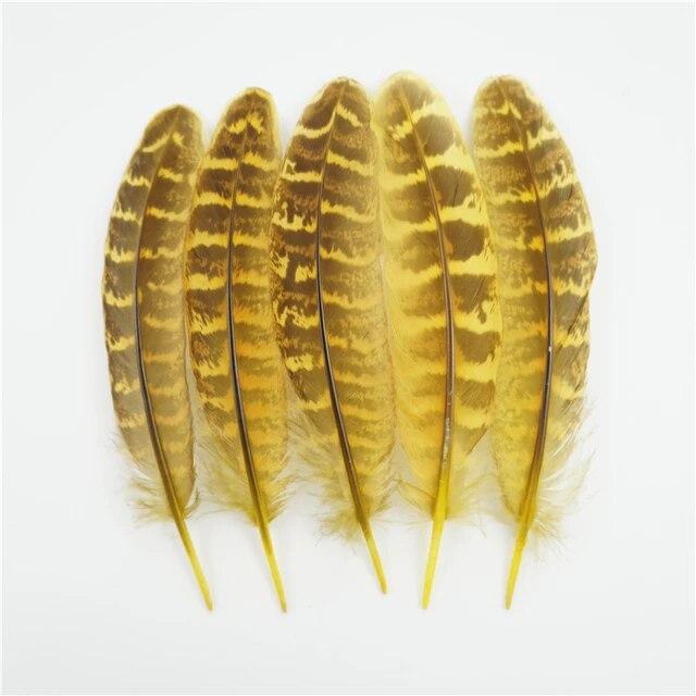 10-15cm Female Pheasant Feathers Jewelry Creation Colored Handicraft Accessories Natural Plumas DIY Holiday Decorations