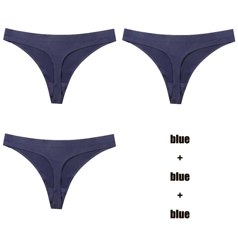 TERMEZY 3 шт./компл., сексуальное однотонное нижнее белье, соблазнительные трусики с низкой талией, стринги, дышащее нижнее белье без следов, стринги, нижнее белье