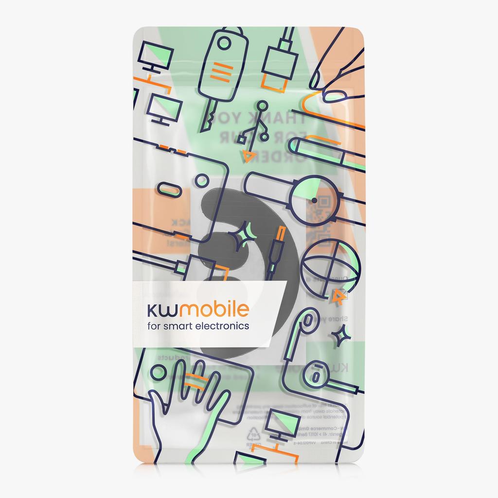 kwmobile Mouse Feet Compatible with SteelSeries Rival 3 Mouse Sole Replacement Sticker Reinforced Slip Black -