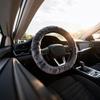 38 см Универсальные чехлы на руль автомобиля Зимние мягкие теплые плюшевые чехлы на руль Аксессуары для декора салона автомобиля