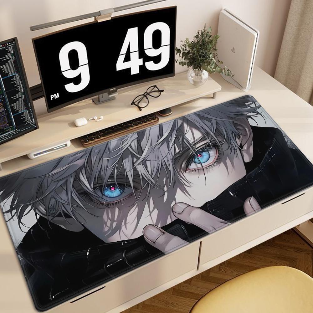 Игровой коврик для мыши Jujutsu Kaisen Годжо Сатору Большой коврик для мыши Геймерская компания Клавиатура Коврики для мыши Большой ковер для компьютерного стола