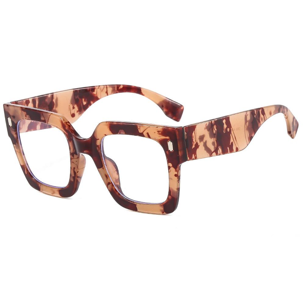 Очки с защитой от синего света, большая квадратная оправа, женские мужские очки, роскошные очки, блокирующие синий свет, мужские женские компьютерные очки