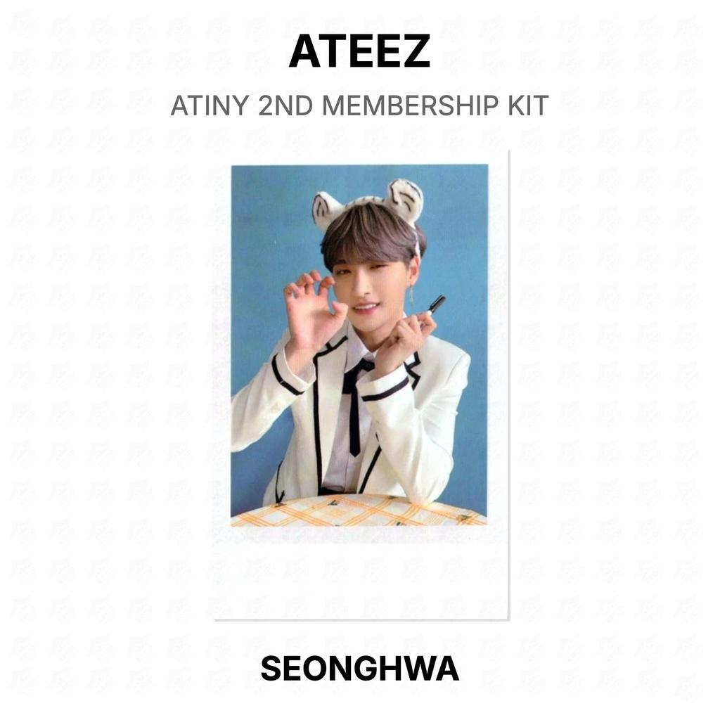 ATEEZ ATINY 2-й Набор Члена Клуба Официальная Фотокарточка