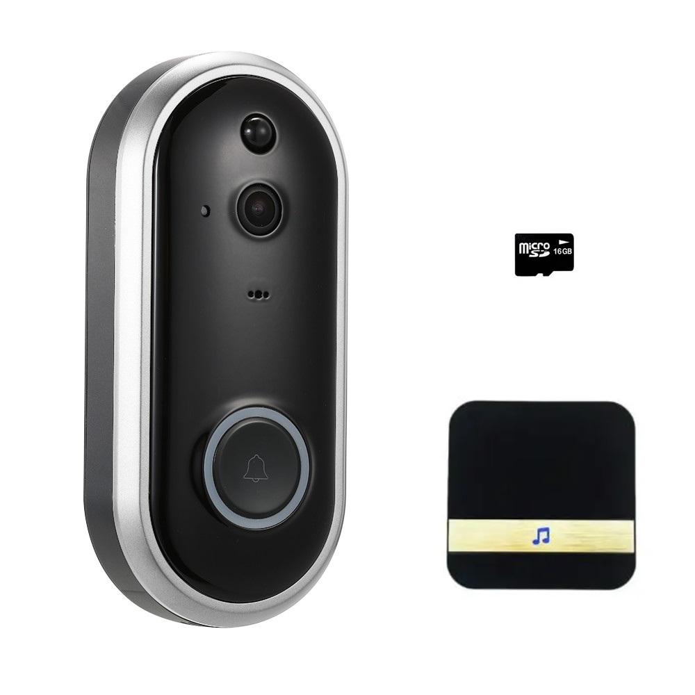 Видеодомофон HD 1080P, беспроводной домашний дверной звонок, пульт дистанционного управления, WIFI, интеллектуальный голосовой домофон