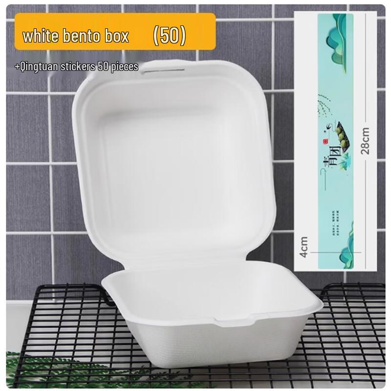 Disposable Paper Pulp Burger & Lunch Boxes