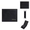 Baellerry Men's Anti-Theft RFID Short Wallet: High-End Card Holder & Coin Purse