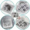 50pcs Premium Disposable Hair Catcher Stickers - Efficient Shower Drain Mesh Filters for Bathroom