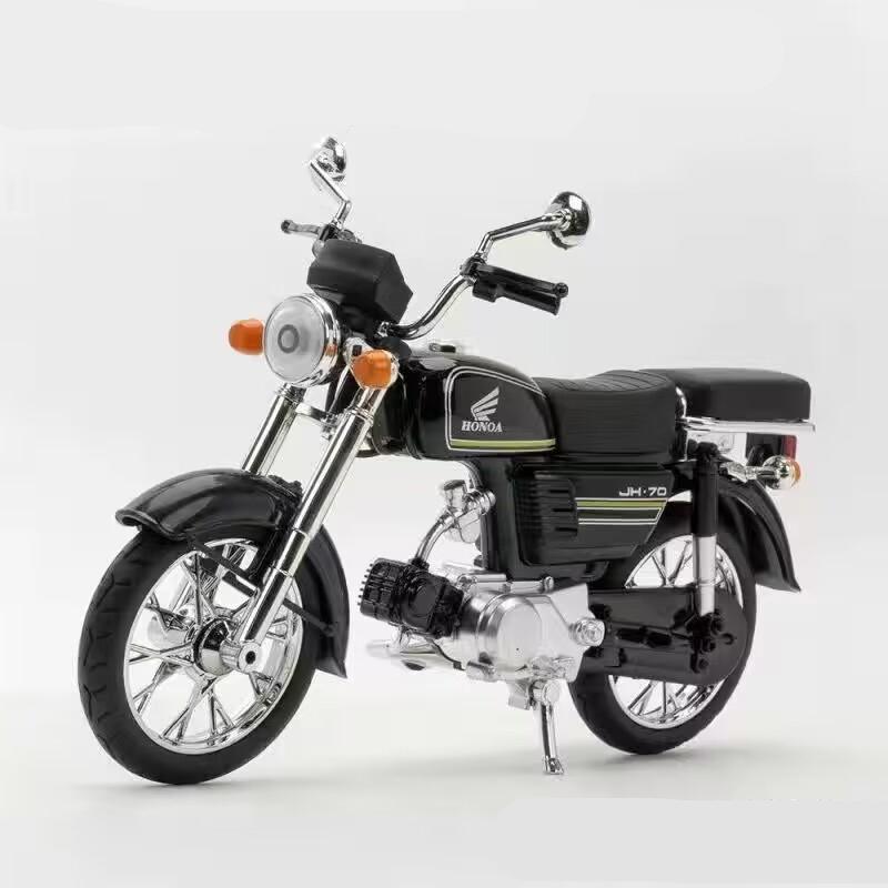 Масштаб 1/10 Honda Jialing Jh-70 Сплав Классические Модели Мотоциклов Литье под Давлением Металл Имитация Модель Мотоцикла со Звуком и Светом Подарок для Детей