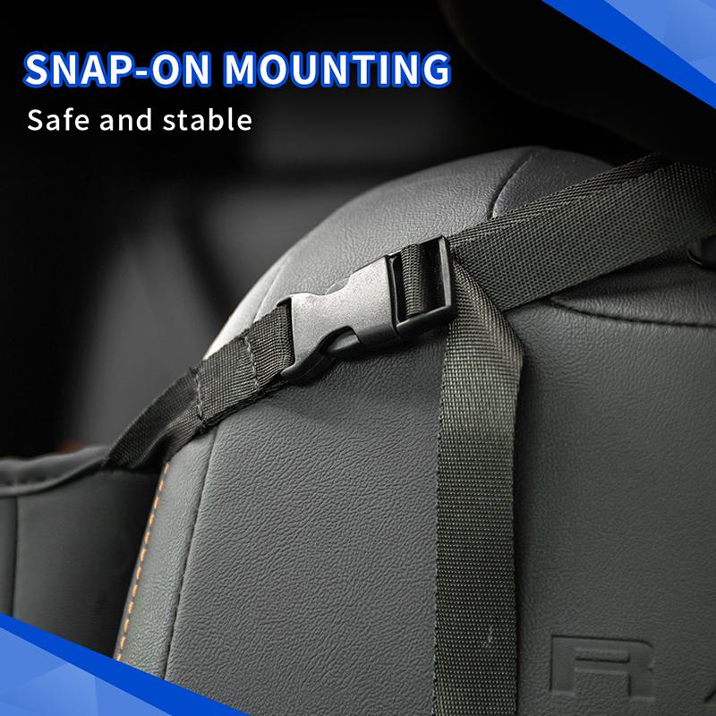 Car Handbag Holder Between Seat Hanging Tissue Box For BYD Shark 6 Map Organizer Multifunctional Leather Seat Middle Storage Bag