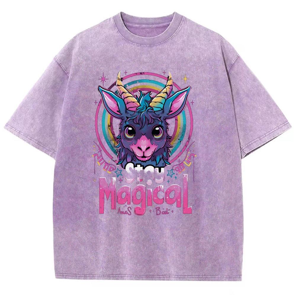 Футболка с принтом животных из мультфильма Magic Cartoon, женская, унисекс, свободного покроя, хлопковая, для пар, с коротким рукавом, топ в стиле поп-арт для подростков