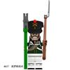 Военный Строительный Конструктор Игрушка Аниме Персонажи для Детей Подарки на День Рождения Декор Рабочего Стола Маленькие Аксессуары