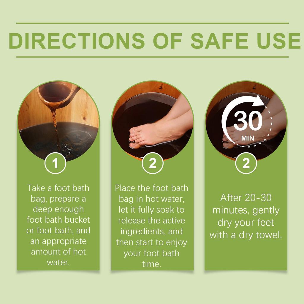 South Moon Ginger Foot Care Pack Herbal Ingredients Foot Soak Relieves Tight Feet Cleansing & Conditioning