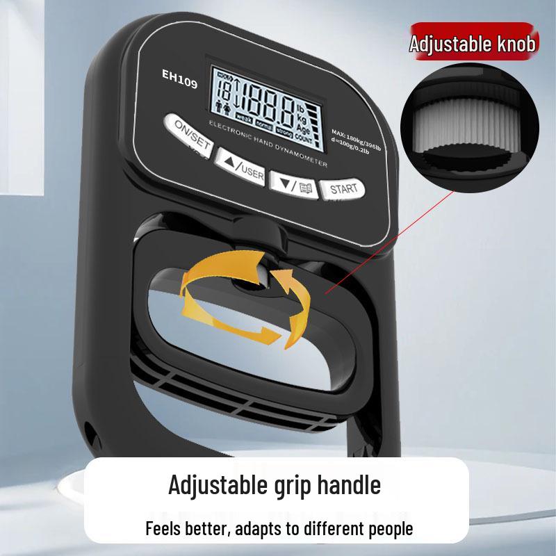 Electronic Grip Dynamometer for Student Strength Testing and Training