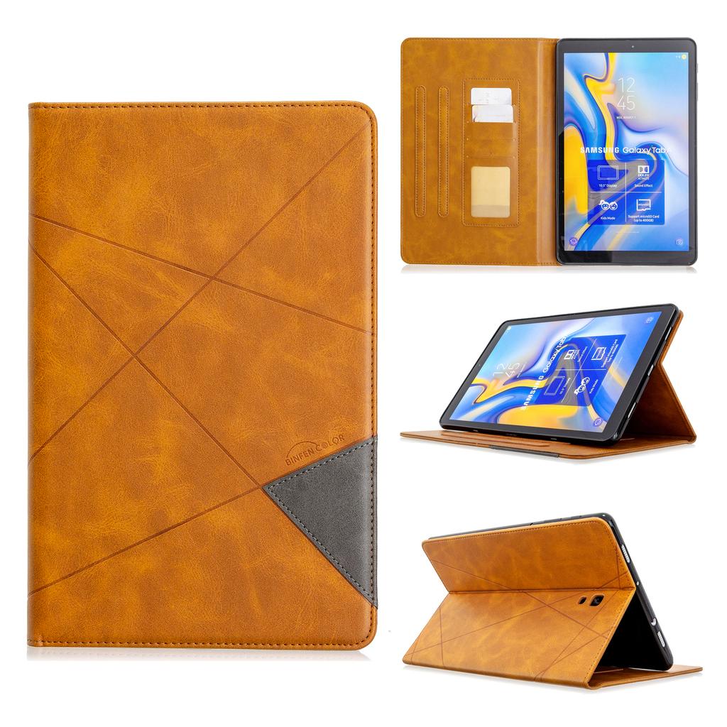 Case for Samsung Galaxy Tab A 10.5inch (2018 Release)(SM-T590/T595/T597) Bussiness Premium PU Leather Folio Cover Multiple Viewing Angles Card Pocket