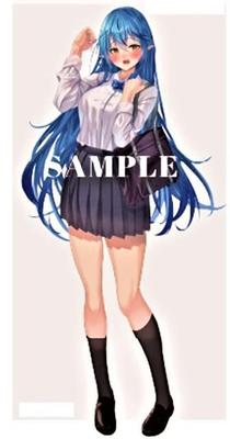 Акриловая стойка Yukihana Lamy Uniform Hololive C101 Товары для мероприятий