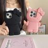 Стиль INS Бант Хелло Китти Мягкий Силиконовый Чехол Для iPhone 17 16 15 14 13 12 11 Pro Max 17 Pro 3D Мультяшный Ударопрочный Чехол Для Телефона