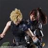 Final Fantasy VII Remake PLAY ARTS Kai Джесси, Клауд и Набор Мотоцикл ПВХ Раскрашенные Подвижные Фигурки