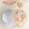 Светоотражающая версия Круглого веера «Панда» Высокая ценность Ins Круглый веер Милый мультяшный Складной Легкий Подходит для Фотографирования