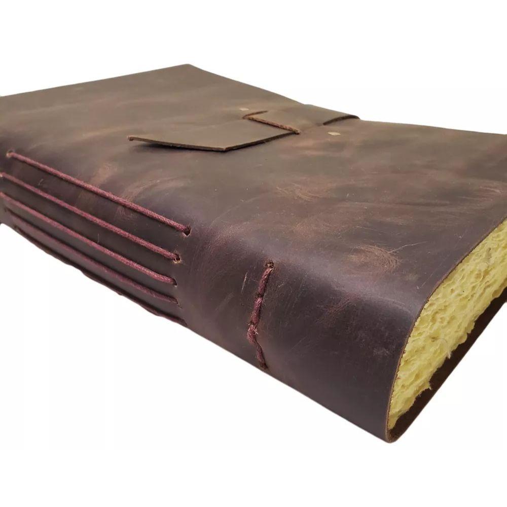 БОЛЬШОЙ винтажный кожаный журнал, дневник, блокнот для рисования, тетрадь в деревенском стиле Старого Света