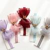 Infant Girl Elastic Hairband: 3D Bowknot with Rhinestone Crown