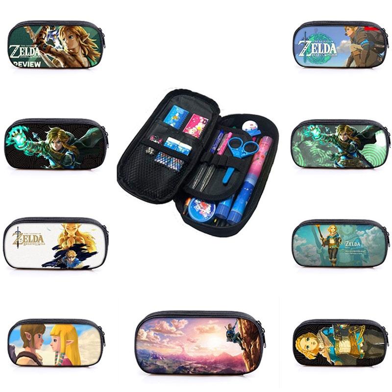 Пенал мультяшный Легенда о Зельде Королевство слез Прочный и дышащий полиэстеровый материал