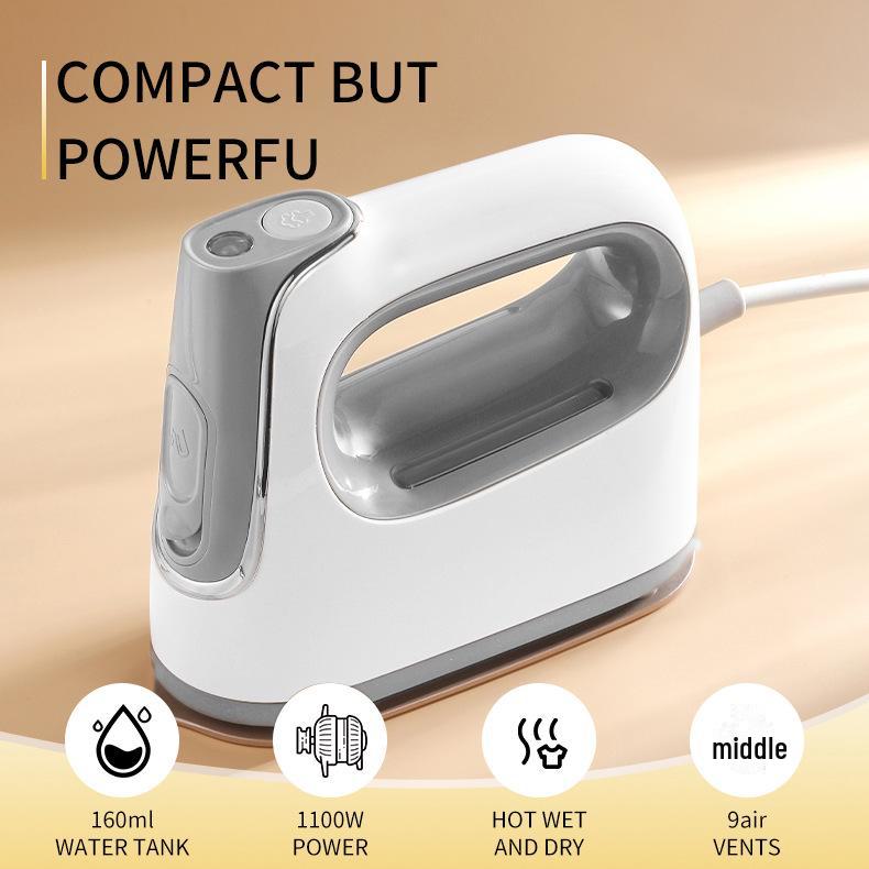 Трёхскоростной ручной вертикальный отпариватель и дорожный утюг