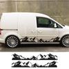Боковые наклейки на двери автомобиля для Volkswagen VW Caddy MK1 MK2 MK3 2 3 4 Maxi Kombi Аксессуары для фургона-кемпера Горная графика Виниловая наклейка