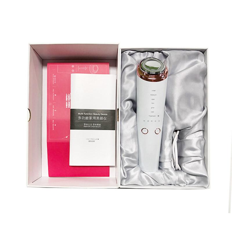 6 в 1 EMS Массажер для лица Glow Booster Beauty Массажный инструмент Зеркало для лица Микротоковый аппарат для лица Инструмент для ухода за кожей от морщин и отеков