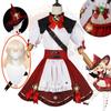 Game Klee Blossoming Starlight Cosplay Costume New Skin Little Witch Klee Lolita Costume for Women